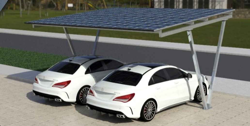 Projeto 3D de Eletroposto - Volper Solar