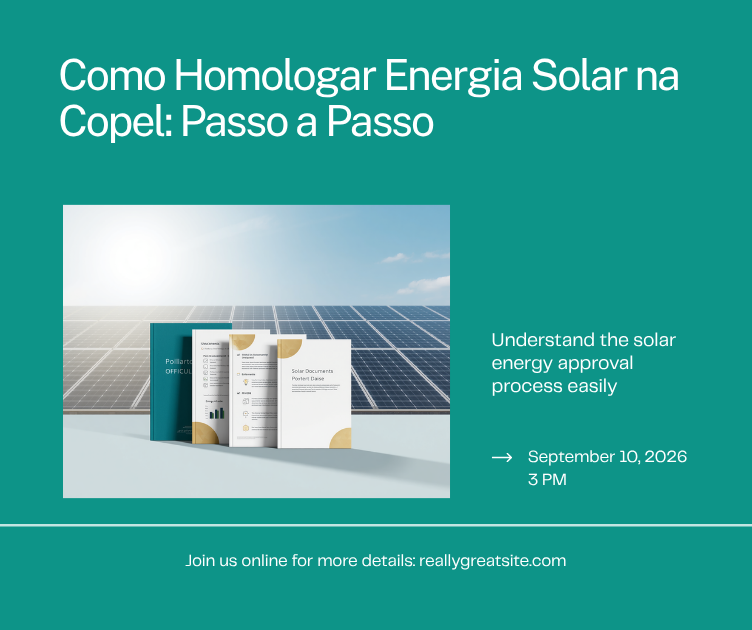 Como Homologar Energia Solar na Copel: Passo a Passo e Documentos